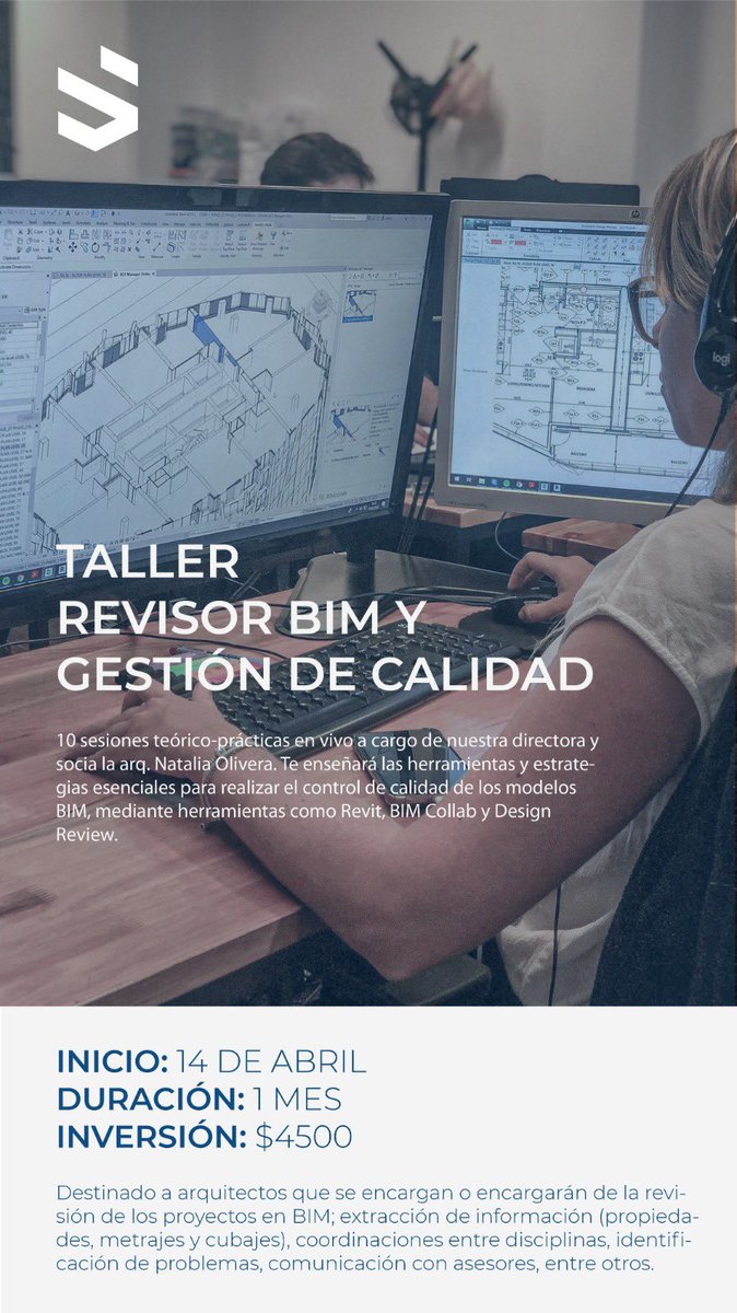 estudioeseuy's tweet photo. #TalleresESE | En @estudioeseuy queremos contribuir con nuestra experiencia para que transformes esta situación en una oportunidad.
Ciclo de #TalleresESE BIM para todos los niveles. Más info en https://t.co/IOt7UoR8EL https://t.co/Cl9uugsbaz