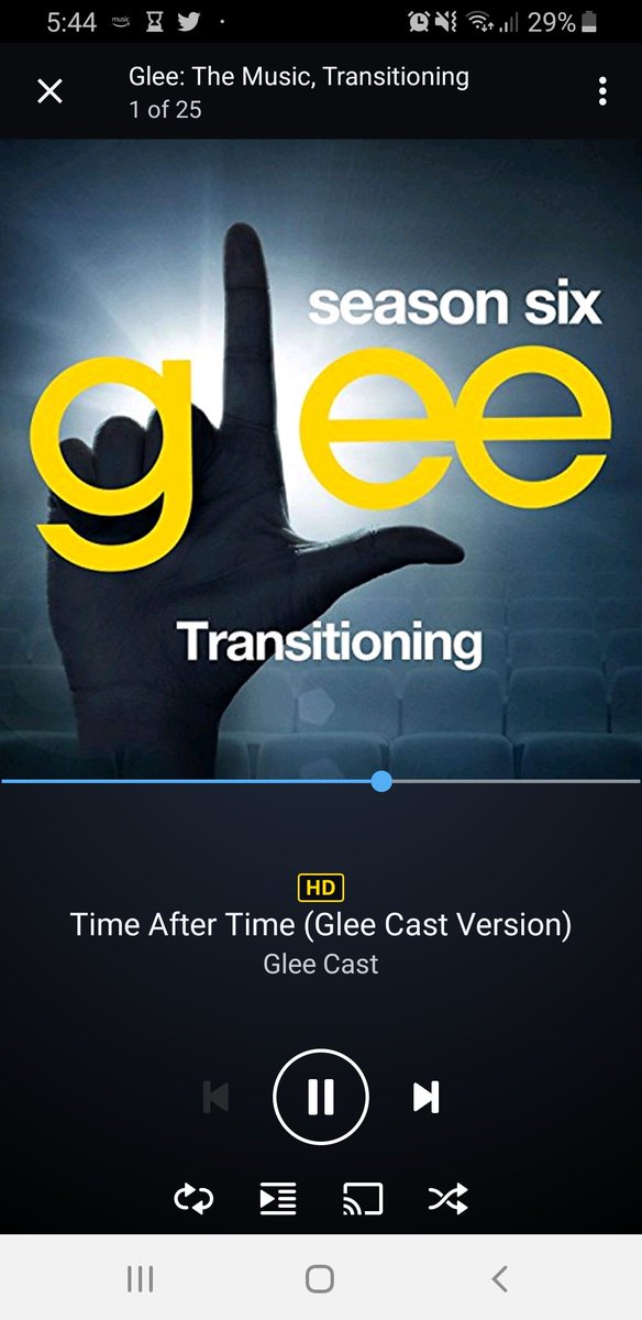 slinehan1's tweet photo. Just noticed today that @AmazonMusicUK have FINALLY added the songs from the last half of season 5 and the whole of season 6. Of course I played these three songs the most. @LeaMichele and @chordoverstreet sing SO beautifully together. 😍😍👌👌 #Glee #Samchel x https://t.co/InljvFngNP