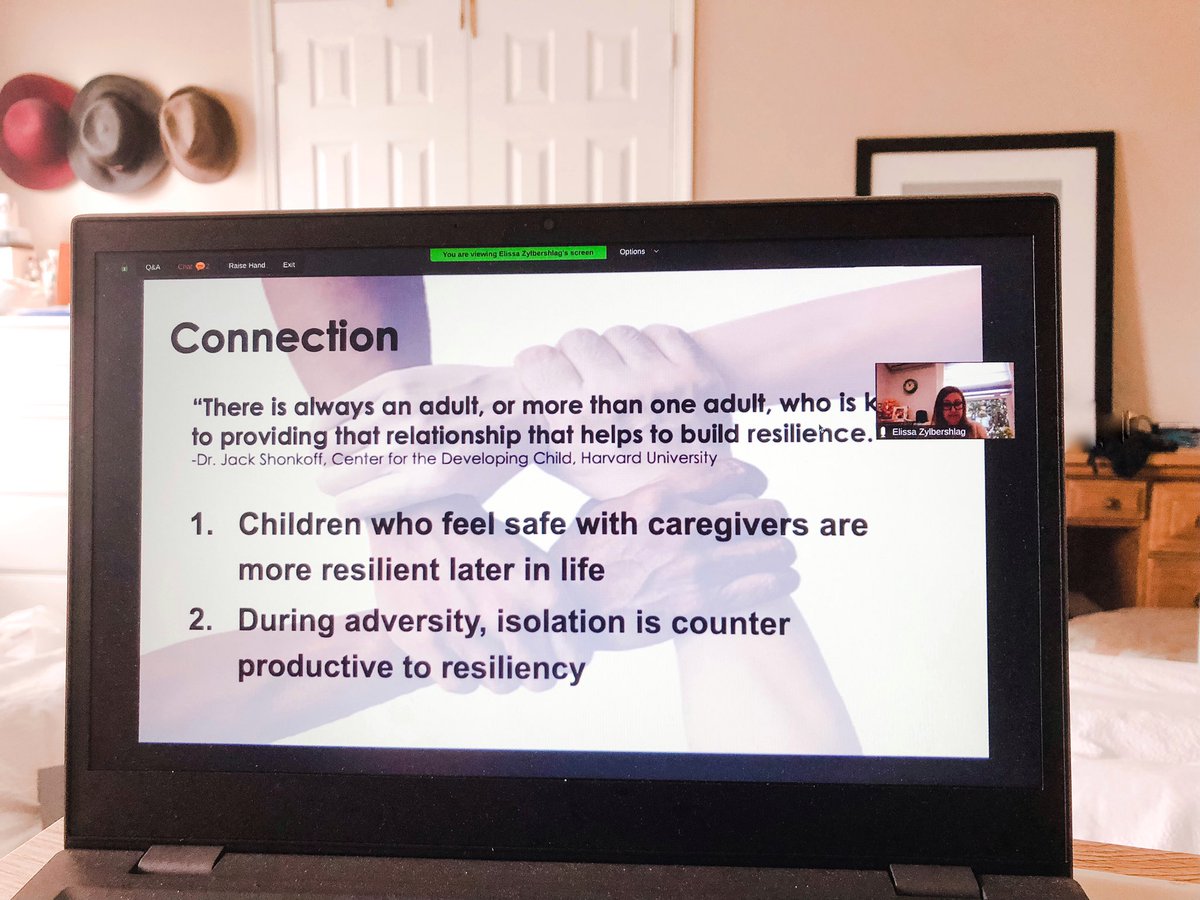 Learning something new everyday. Attending a zoom training on Resilience <a href="/MenloParkSchool/">MenloPark ES</a>