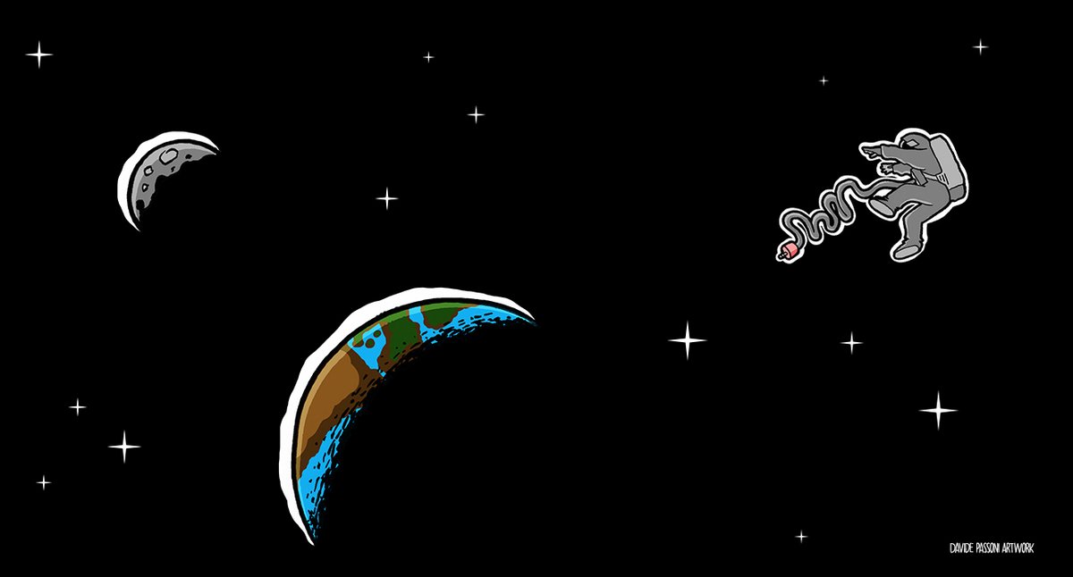 Facciamolo. Scriviamo una storia collettiva per "evadere" e creare bellezza 🖊️ 
Il mio incipit col primo personaggio è nel link👨‍🚀
C'è già la cover "spaziale" di <a href="/dvdpassoni/">Davide Passoni</a> 🚀 
Invia testi e immagini per continuare la storia 📖 
Il titolo è #Telefonami☎️ 
dailybest.it/libri/nasce-te…