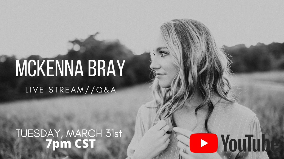 Ask me anything in the comments below! I’ll be answering your questions as well as singing some songs tomorrow night on YouTube Live!