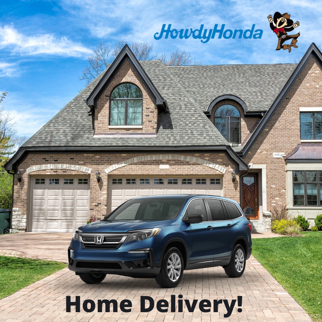 Howdy Honda offers Pick up and Delivery for service customers! It’s our way of serving our community during times like this. Call or visit our website for more information!

#howdyhonda #honda #hondaservice 

bit.ly/2QWdgqB