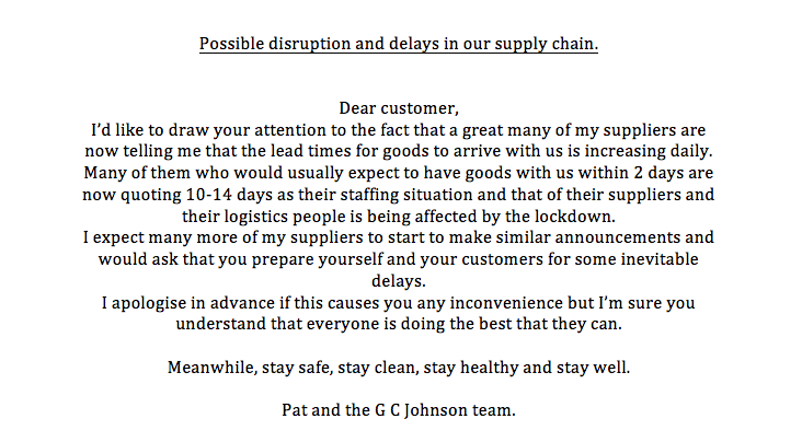 G C Johnson tweet media