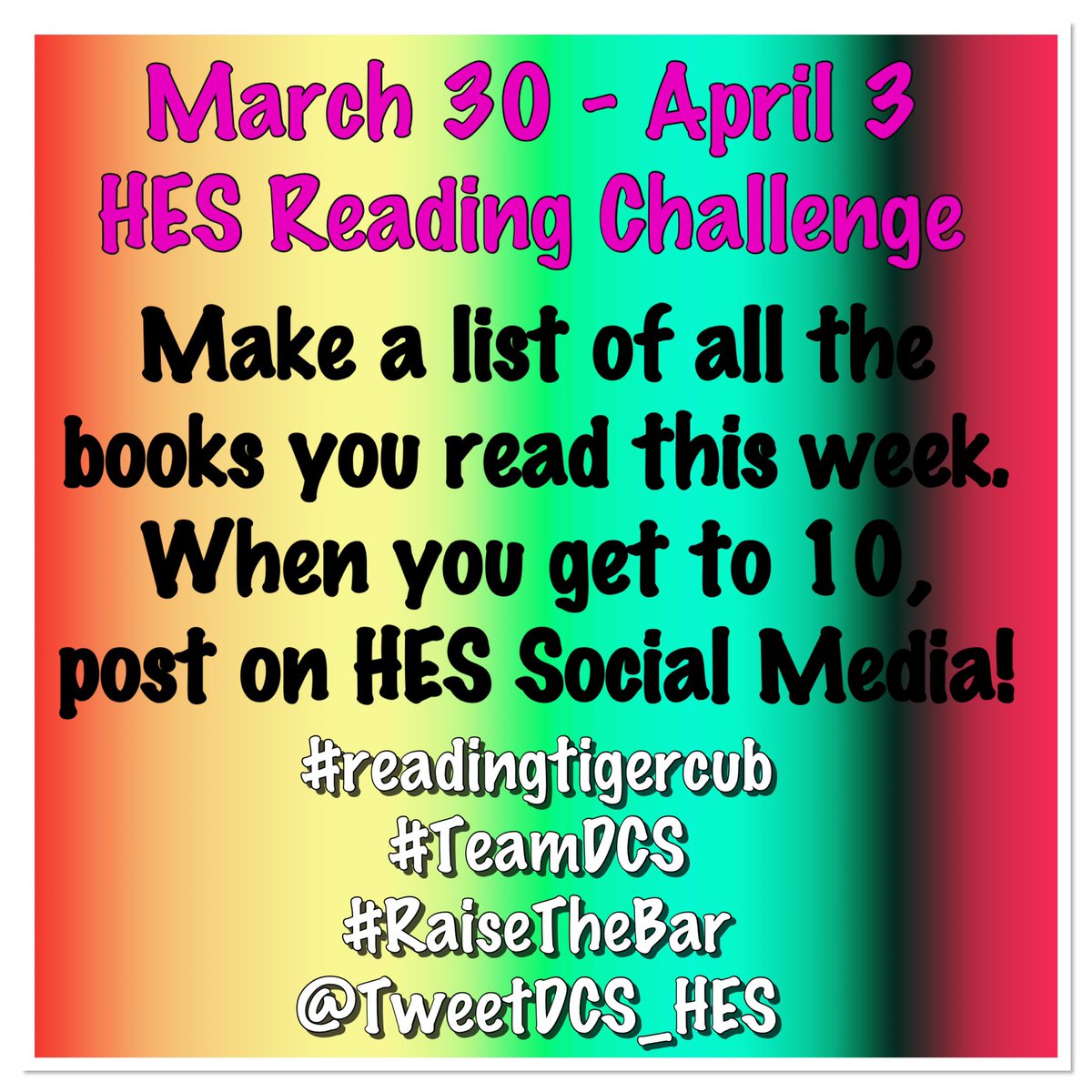 TweetDCS_HES's tweet photo. #ReadingTigerCub #TeamDCS #RaiseTheBar https://t.co/Mv8q6PWEO5