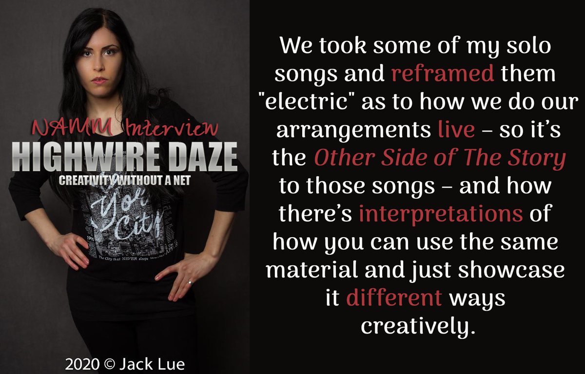 rosecoraperry's tweet photo. NEW interview @NAMM @NAMMShow courtesy of @HIGHWIREDAZE! 📷 #JackLue https://t.co/MOrAO5EeoK
#HighwireDaze #HighwireDazeOnline #JackLuePhotography #Shreddelicious #NAMM #NAMMShow #HighwireDazeMagazine #FemaleGuitarist #FemaleGuitarPlayer #TheTruthUntold #RoseCoraPerry https://t.co/sTeuraohWa
