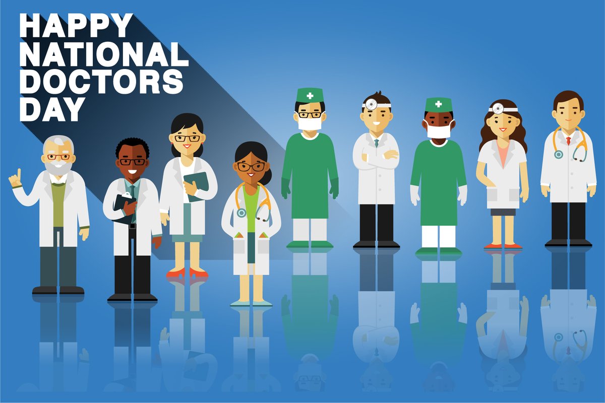 Today is #NationalDoctorsDay! To every doctor that's working relentlessly to ensure our health and safety, a HUGE thank you!
