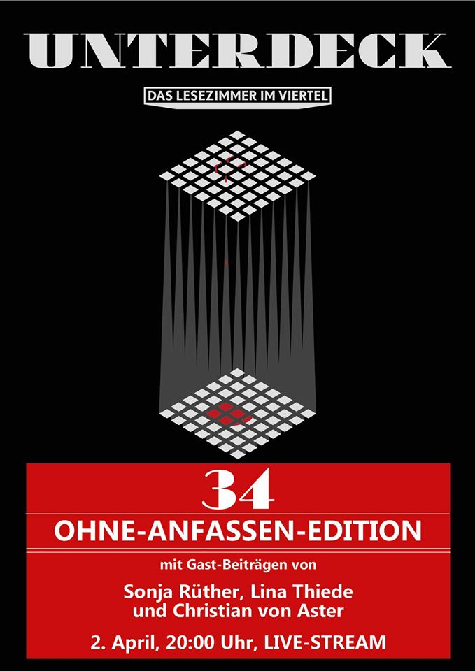 thedandyisdead's tweet image. Da guckt und hört der Dandy zu!
Ihr auch?
🖤🕷❤️
(mit Sonja Rüther, Lina Thiede, Christian von Aster, Isa Theobald und Germaine Paulus)
02. April 2020, LIVESTREAM auf Facebook