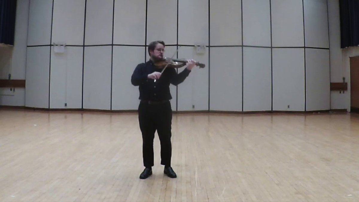 VSOrchestra's tweet photo. For your #MusicMonday enjoyment: VSO Violist, Jacob van der Sloot created this art piece centred around the emotions of #SocialDistancing β photos that capture the emotion of distance, set to the Prelude from Bachβs 4th Cello Suite. https://t.co/wRlGysY9Bj #MyVSO https://t.co/XTw5JcFsxF