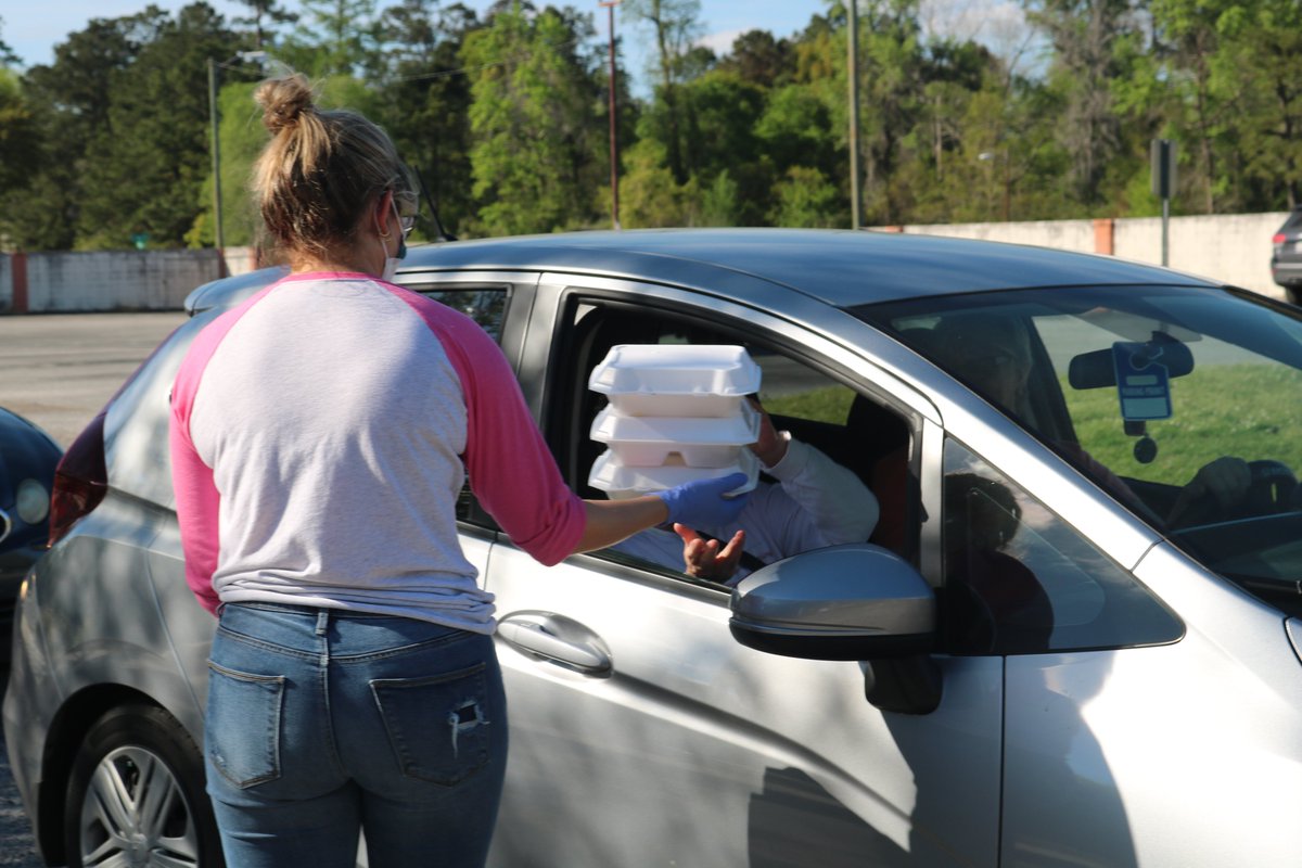 Our small but mighty volunteer crew will be serving 300 to-go meals this Thursday in the <a href="/SFYMCA/">Summerville YMCA</a> parking lot for anyone in need. <a href="/KatiesKrops/">katieskrops</a> is committed to serving our community in these challenging times because #WeAreAllInThisTogether! <a href="/nokidhungry/">No Kid Hungry</a> <a href="/WCBD/">WCBD News 2 | Count on 2</a> <a href="/SummervilleSC/">Town of Summerville</a>