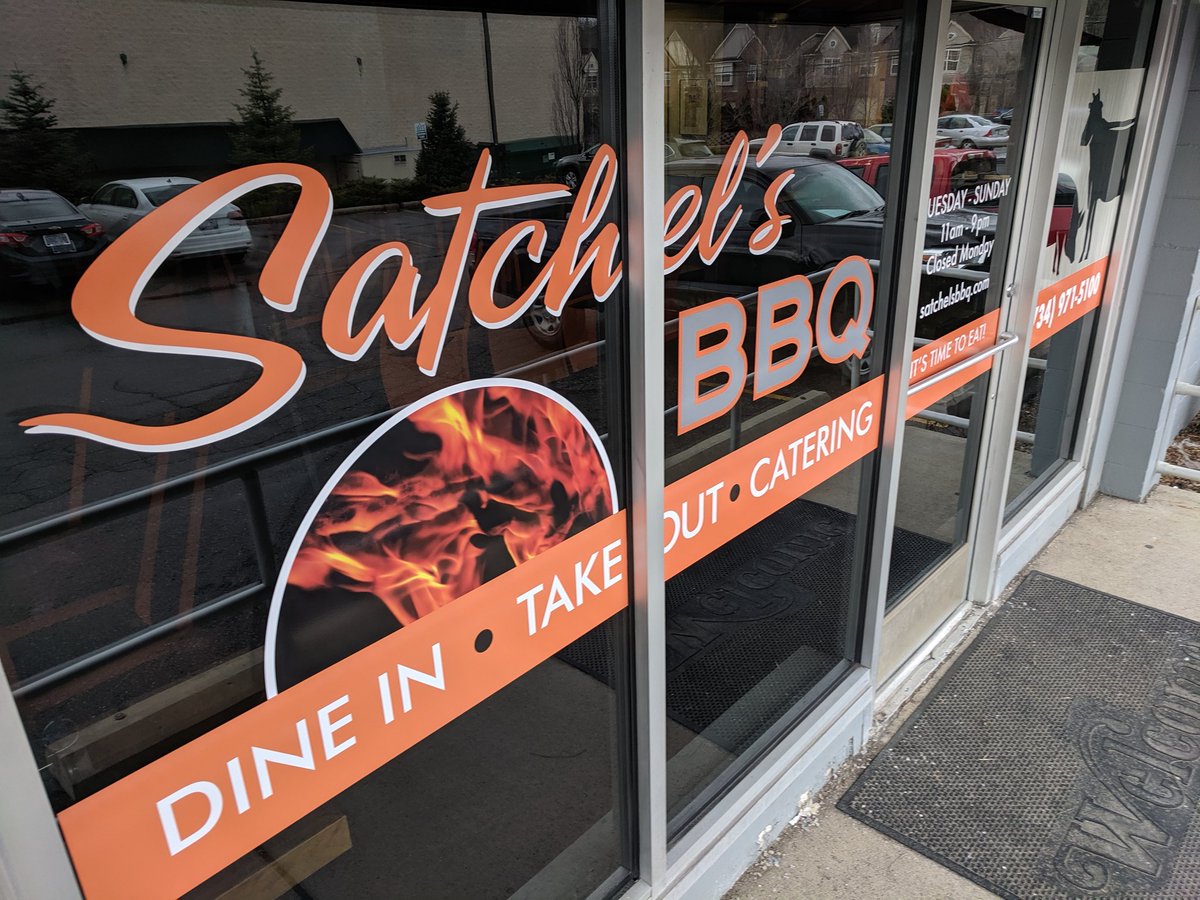 satchelsbbq's tweet photo. We are open for takeout and delivery (no delivery charge) at our Washtenaw location .  Order online for takeout at https://t.co/zkgvEsd43j or call 734-971-5100 to check on delivery availability.  Please help us spread the work!  #annarbor #umich #goblue #bbq https://t.co/xN8C4tUGM7