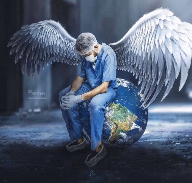 Albanderi_ss's tweet photo. اليوم هو يوم الأبطال .. (يوم الطبيب العالمي)

الطبيب هو بطل هذه المرحلة التي يمر بها كل العالم، يضحي بنفسه وبصحته وبوقته ويبذل كل الجهد حتى يحارب الفيروس، فخورين جداً فيكم .. والصور تتحدث ♥️👏🏻 https://t.co/P93xMUFWVC