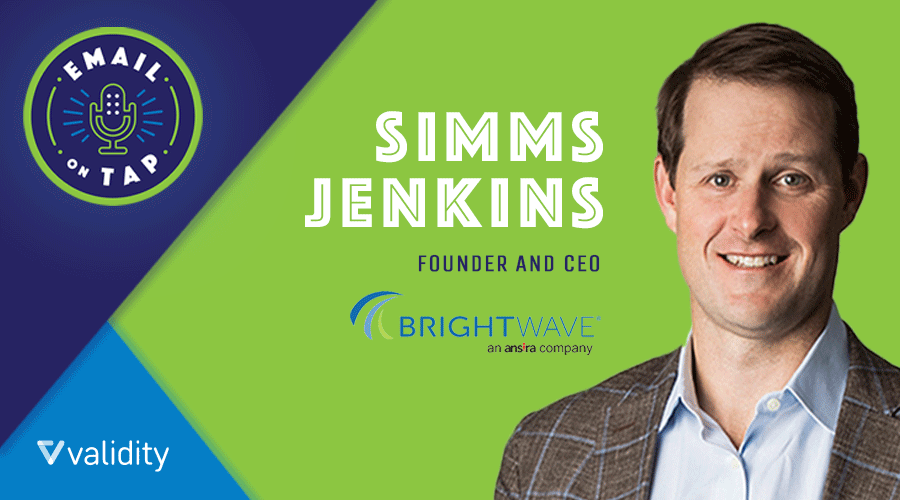 250ok's tweet photo. We asked @SimmsJenkins of @BrightWave what he envisioned for the future of #email. Hear his answer in this episode of Email on Tap: https://t.co/ihSRTN9zlO https://t.co/PSQKcHgm3d