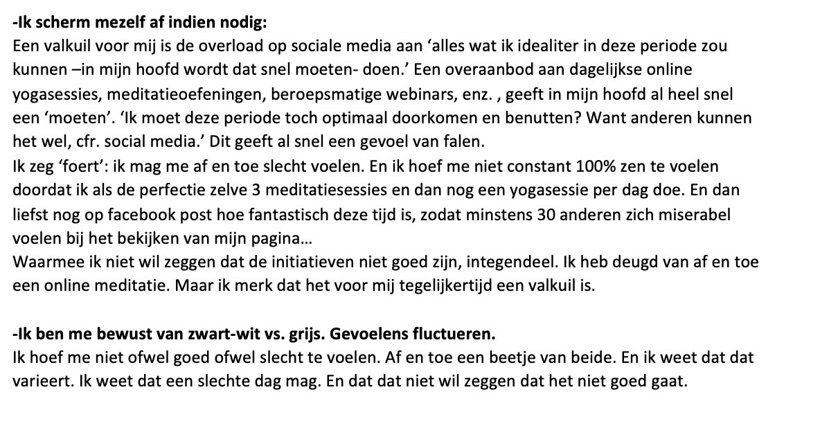 raziraes's tweet photo. Een patiënt van me mailde me dit, en wou dit ik dit deelde.
How do I survive corona times? https://t.co/dwYzeOoSa3