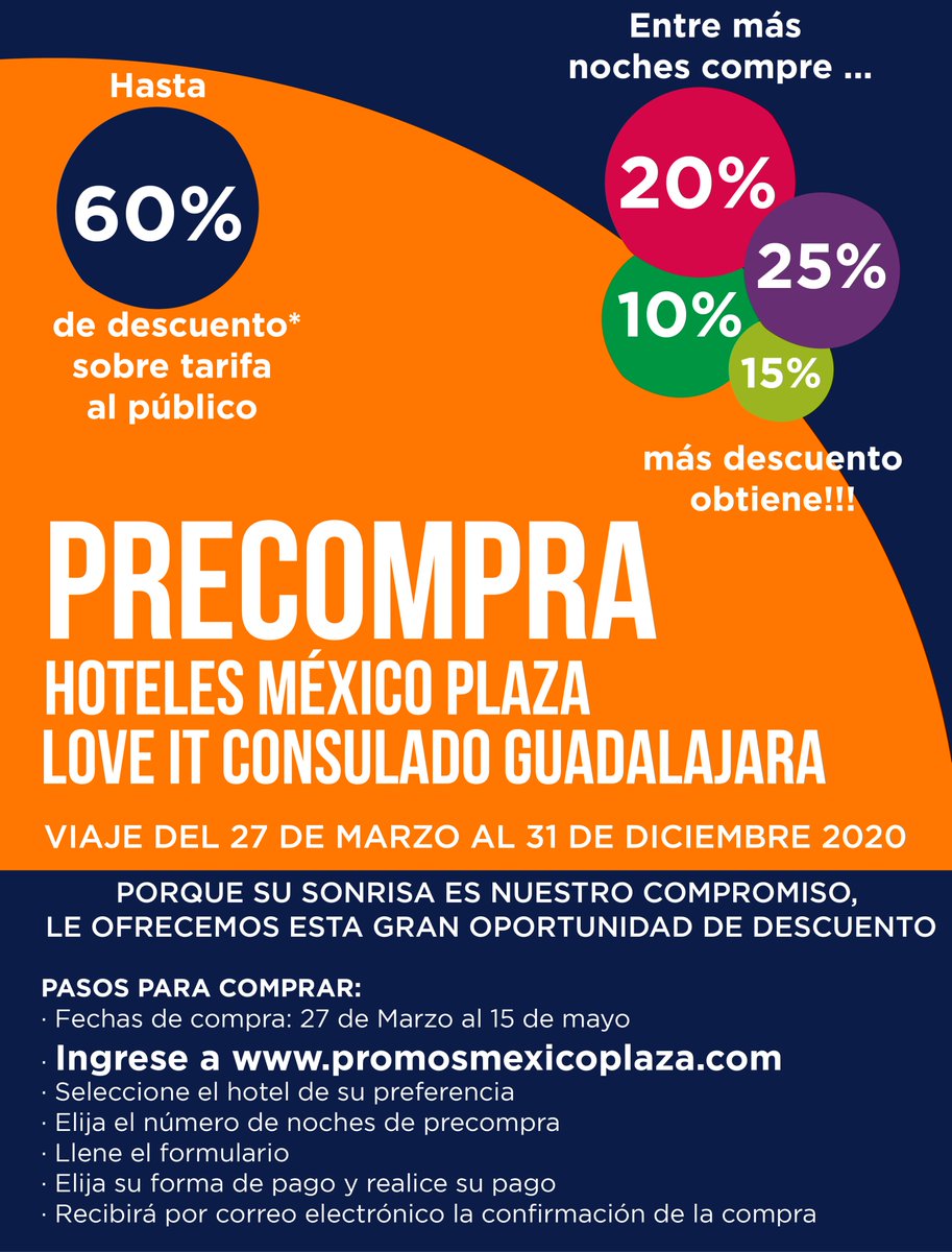 HotelQueretaro's tweet photo. Planea el viaje de mañana y ahorra hasta un 60% con #HotelesMexicoPlaza con las promociones de Precompra que tenemos para ti.

Visita nuestro sitio para realizar tu reserva.
https://t.co/i8wdQp3Apr 

#FelizLunes https://t.co/czrUfsQkXY