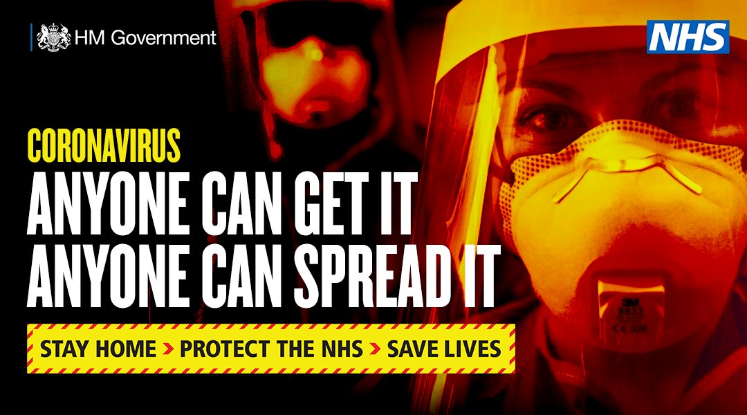 Anyone can spread #coronavirus. 

Stop the spread. Stay at home.

#StayHomeSaveLives