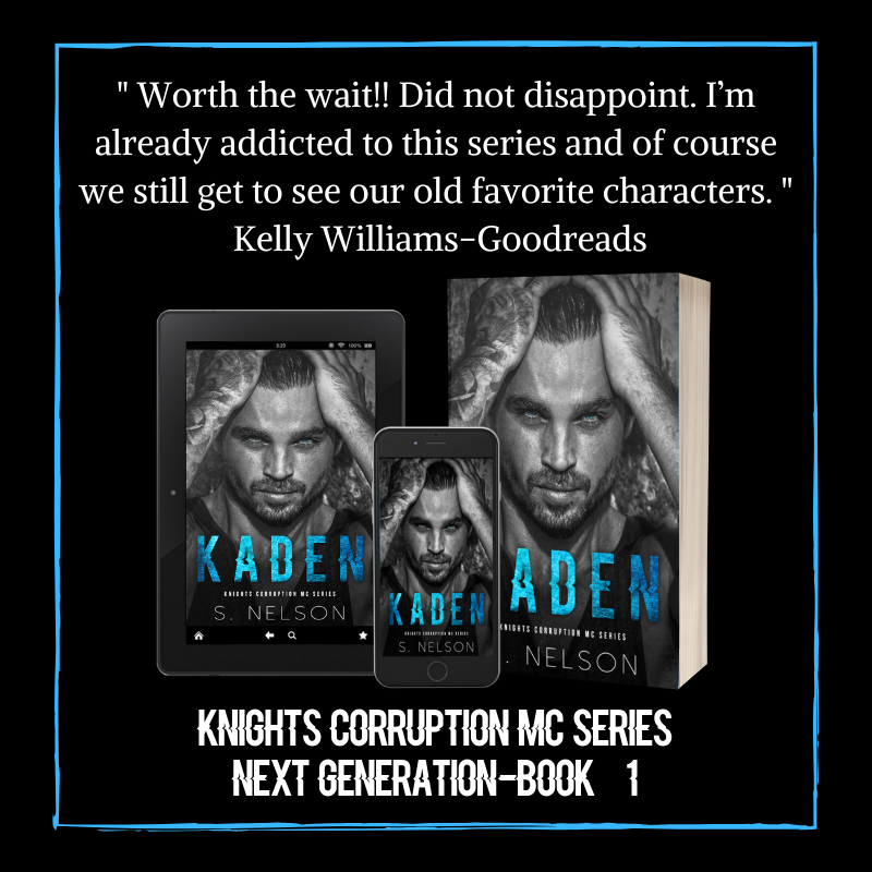 authorsnelson1's tweet photo. #TeaserTuesday #NewRelease #KADEN #NowAvailable #OneClickReady #KCMC #NextGen
Kaden: Knights Corruption MC-Next Generation, Book 1
Purchase link: https://t.co/XwFKLNM0GN https://t.co/LYS33ntHRl
