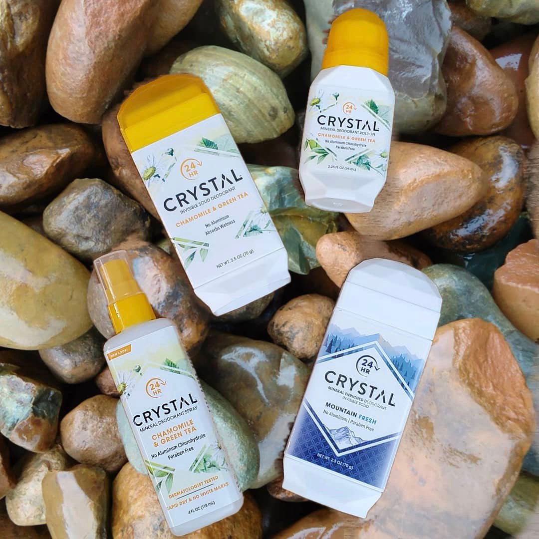 Now through Sunday stock up on your favorite deodorants and get $2 off a $10 order or $4 off a $16 order on thecrystal.com!