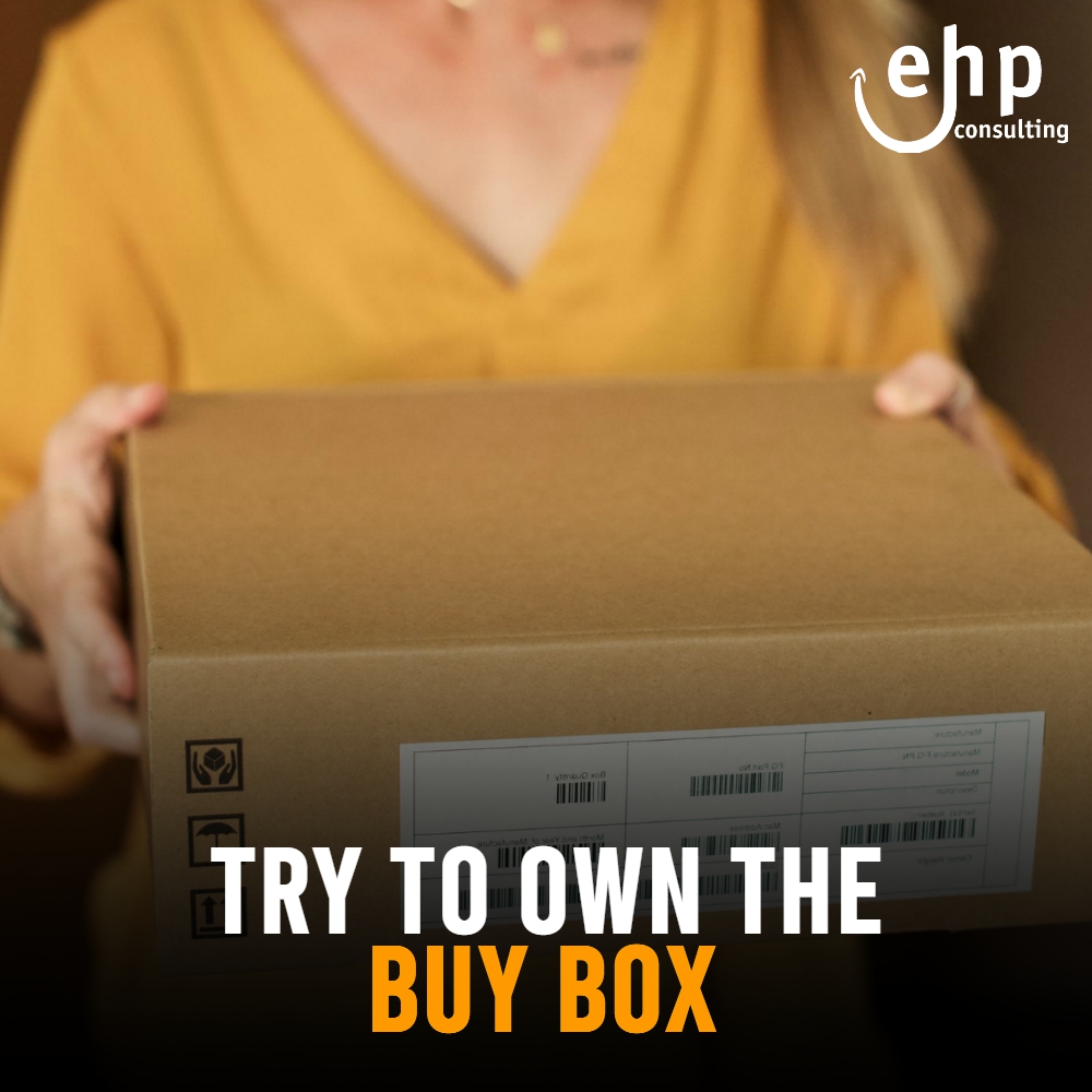 EhpGroup's tweet photo. All sellers strive to own the Amazon Buy Box. Don’t know what that is? It’s the box on a product detail page where customers can begin the purchasing process by adding items to their shopping cart directly. So, those who win the Buy Box often see an increase in sales. https://t.co/wstxKys2h3