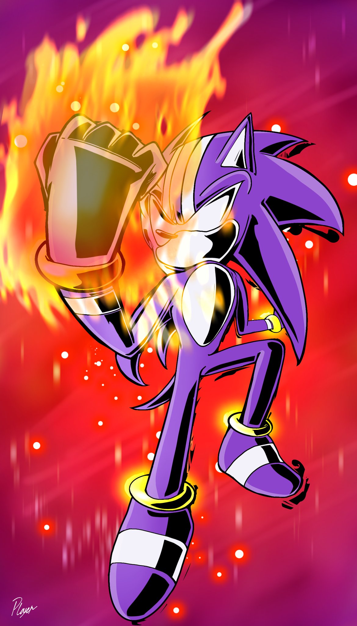 The Player on X: Whelp here he is! The completed Darkspine Sonic