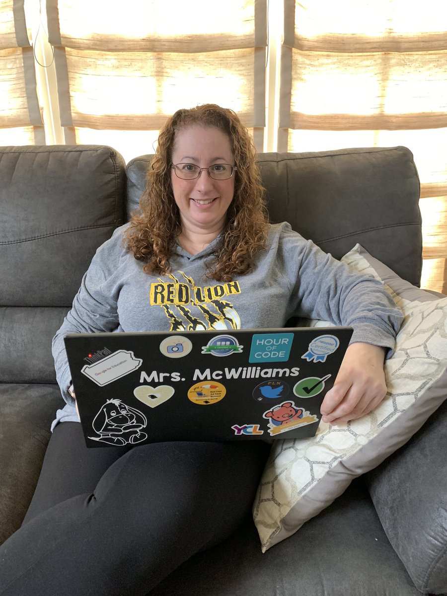 Excited to be with my students virtually today! #RLKeepLearning #RLCommunityPride <a href="/pvelemschool/">PV Elementary</a> @rlschools