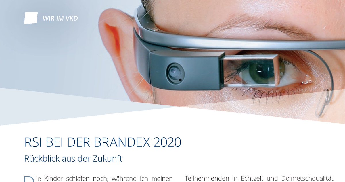 TrilinguT's tweet photo. Heute im VKD-Kurier: Mein Artikel zum #RSI-Einsatz bei der #BrandeEx20 auf S.10-12. Aufschlagen und lesen! Hopp!!
Die anderen Artikel sind ebenfalls sehr interessant - jetzt habt ihr ja alle Zeit, oder? #VKDatHome ;)
#VKDonTour #r1nt #futureofwork #FutureIsNow #VKD https://t.co/oCJ9kBbly3