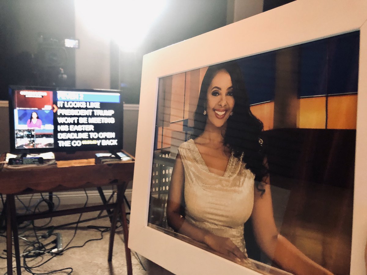hallfox5's tweet photo. 1st day working from home. Already missing my peeps! @Feven_Kay @CassandraJFOX5 @KenSmithTV https://t.co/pioIHfAMso