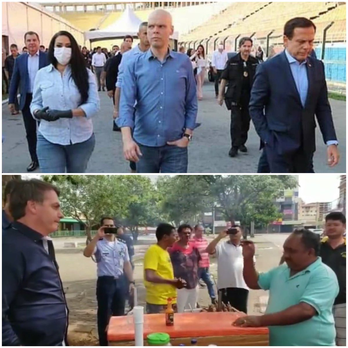 Qual dessas duas imagens será criticada e atacada pelo establishment? 🤔

Eles não se dão conta que no final do dia o povo vê tudo - e compartilha tudo com sua família, amigos e vizinhos.