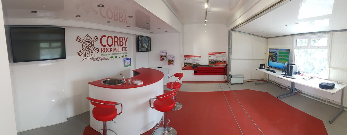 corbyrockmill's tweet photo. No shows this year, just a mobile operators panelroom and canteen facility that can operate the plant from anywhere. #FlattenTheCurve https://t.co/xjAtLHcjTF