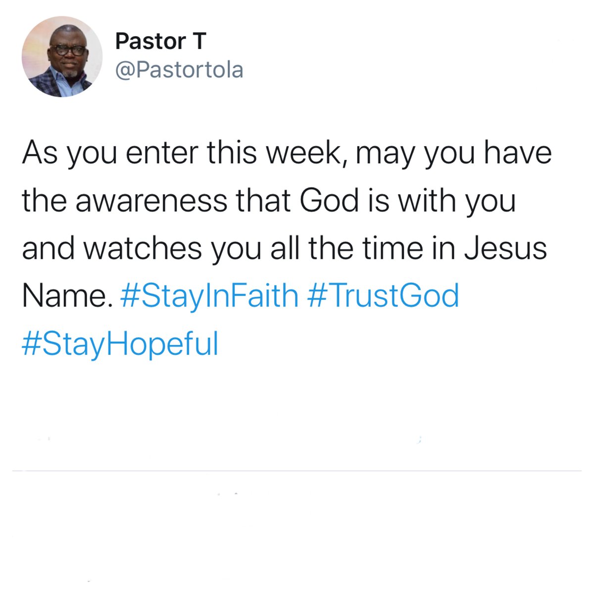 JesusHouseBalt's tweet photo. As you enter this week, may God be with you. #StayInFaith #StayHopeful #TrustGod #Vision #Leader #Leadership #Speaker #AlphaLeadershipConference #GreatLeadershipConference https://t.co/qe8cCuD686