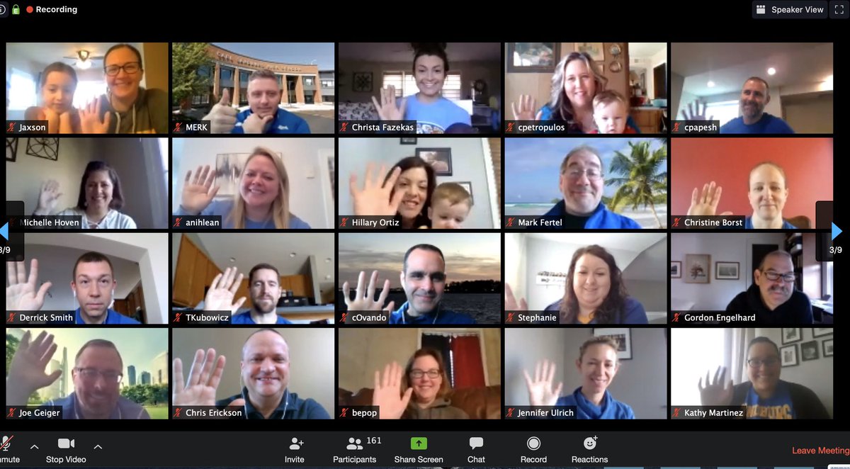SandburgHS's tweet photo. Welcome back Sandburg! @jltyrrell8 with the “Back from Break” pump up session has us ready to conquer another week of eLearning. Let’s go Eagles!!! #EliteDaily #D230Proud https://t.co/szCpieNRiL