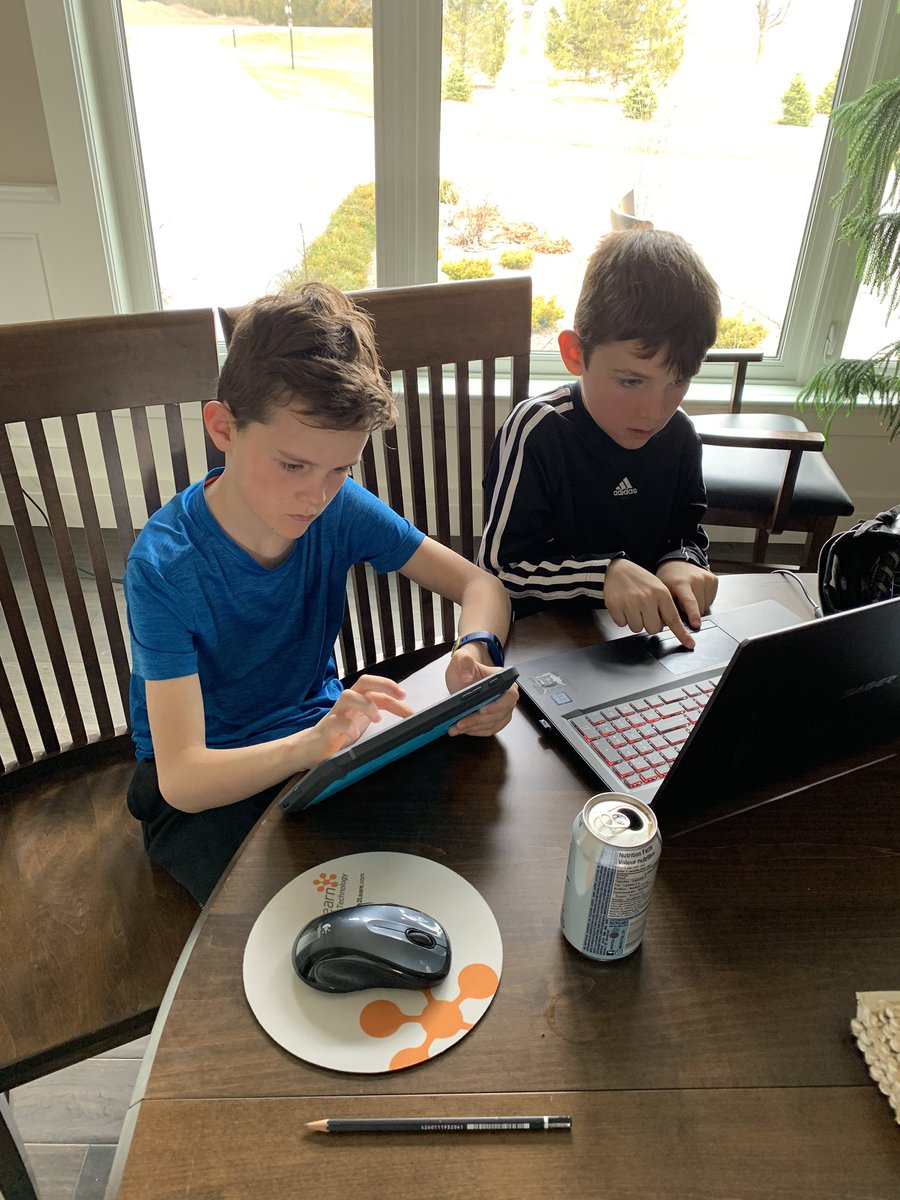 Sandi_Baker's tweet image. We are loving our @VESchool math courses. I like having grade-appropriate Ontario curriculum for them. They like how interactive it is! The best part? They can work on it independently while I’m working! #routine #balance #keepthemlearning