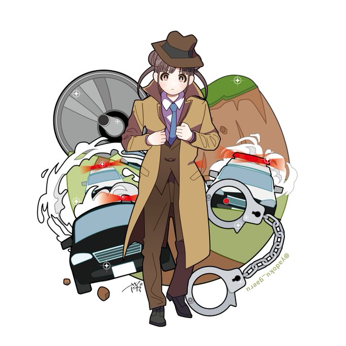 「探偵 帽子」のTwitter画像/イラスト(古い順)