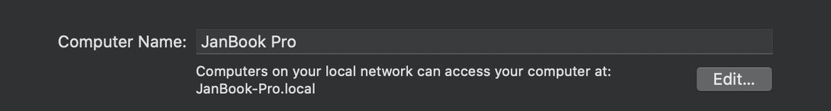 When updating my machine's computer name I realised that I hope <a href="/mxbck/">Max Böck</a> calls his "MaxBöck Pro"