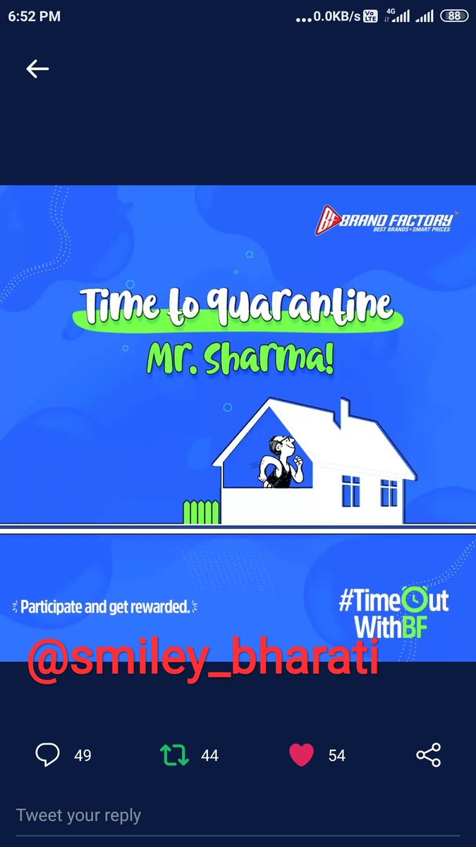 Smiley_Bharati's tweet image. I did it. 😍

#TimeOutWithBF #ContestAlert #Contest #Quarantine #QurantineActivities

Join
@snow_man_14 
@Param_Sidhu77 
@Jay_parmar17 
@Rekha_i_am 
@avii4ever 
@SJ_0016
@Aaravsingh28
@Aka5hKr 
@Jyoti14300
@Zaaid08 
@sanketdhende 
@Rittick22 
@illuminati2912 
@Rebel_diaries_1