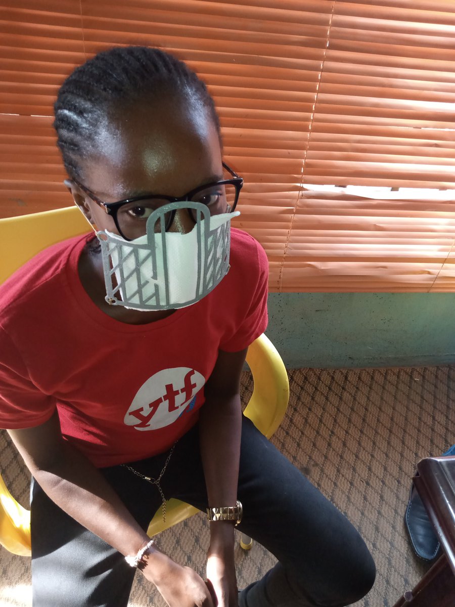 3D_Africa's tweet photo. Using @adskFusion360, our engineers are designing, prototyping and #3Dprinting #facemasks for use by health professionals. Connect with us. We are here and we will get through this together @YouthForTech #COVID19 #MakeAnything #quarantineandbuild #AutodeskImpact https://t.co/1QsnygXBdE