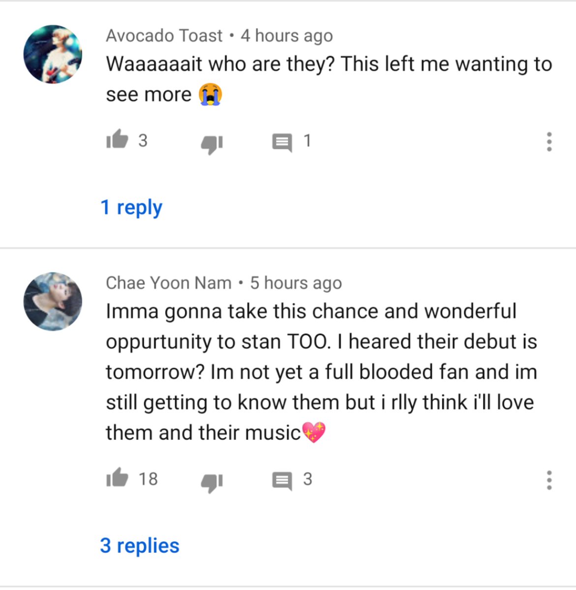 Rinemily's tweet photo. Here are a few of my favorite comments left on the TOO The Road To Kingdom video.
#TenOrientedOrchestra #StanTOO https://t.co/jPfyEiM9rY