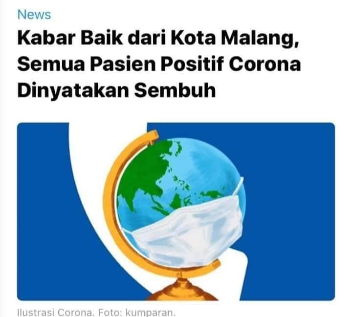 kangdede78's tweet photo. Dari bbrp daerah sdh ada kabar baik, ada kesembuhan dari COVID19 Coronavirus.

Sampaikan kabar baik ini melalui akun sosmed anda.

#dirumahsaja 
#JagaJarakDulu https://t.co/xyZaVBQ6EA