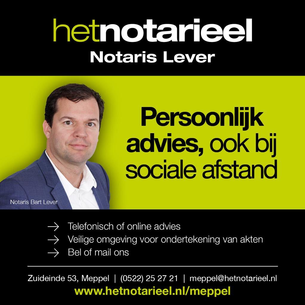 Ook bij sociale afstand kunnen we je goed advies blijven geven en veilig de akten tekenen. Meer info: lever.nl