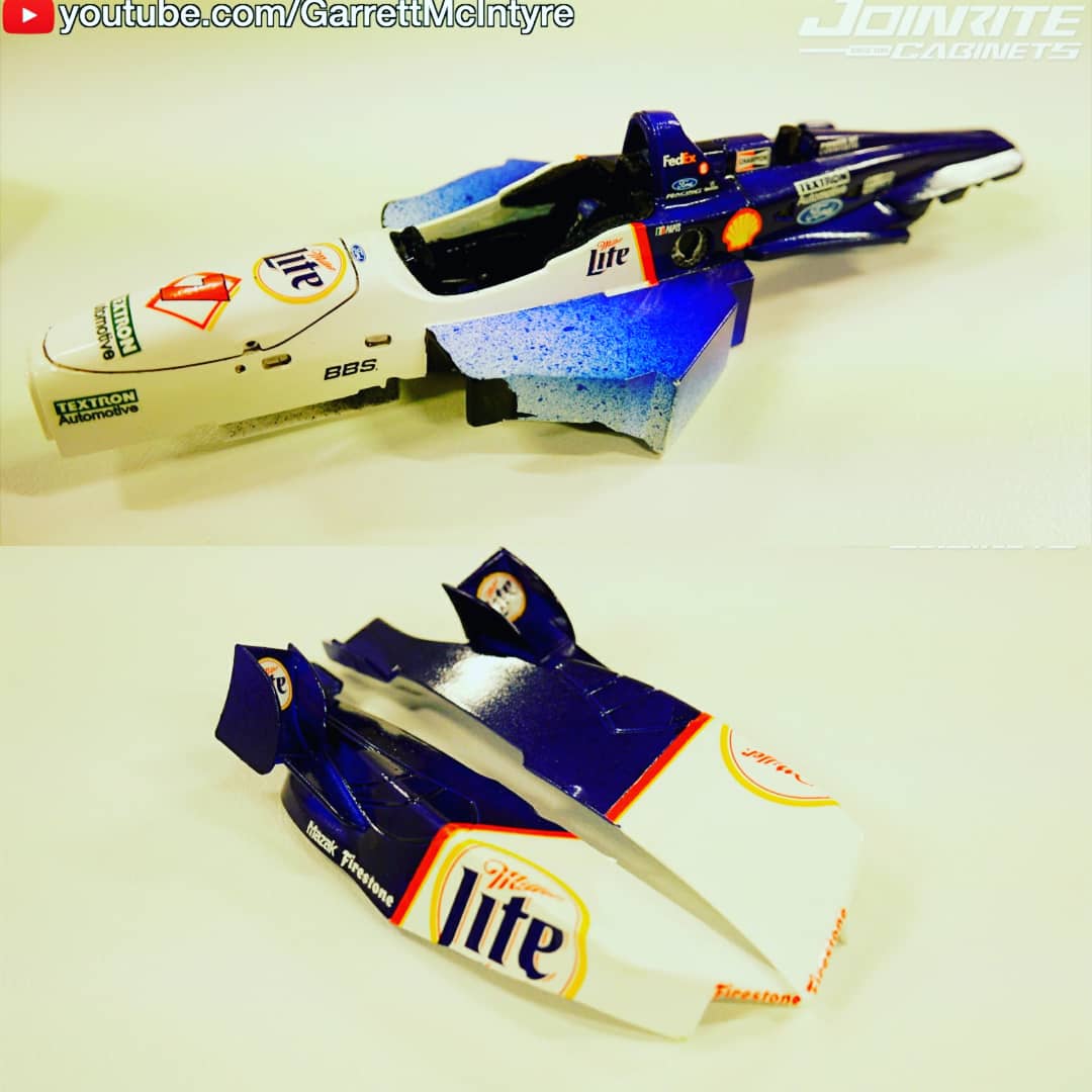 GRM_Joinrite's tweet photo. Rahal Miller Lite🍺Reynard🏴󠁧󠁢󠁥󠁮󠁧󠁿Ford-Cosworth driven by Max Papis🇮🇹, replicating from the 99 Indy race🏁 on the Gold Coast is coming along very well
🏎️1/25 Scale by Revell
🎨TS51 Racing Blue by Tamiya
🎨TS26 White by Tamiya
Gloss Clear Coat by MrHobby
#revell #indycars #teamrahal https://t.co/0WbyxVKXgF
