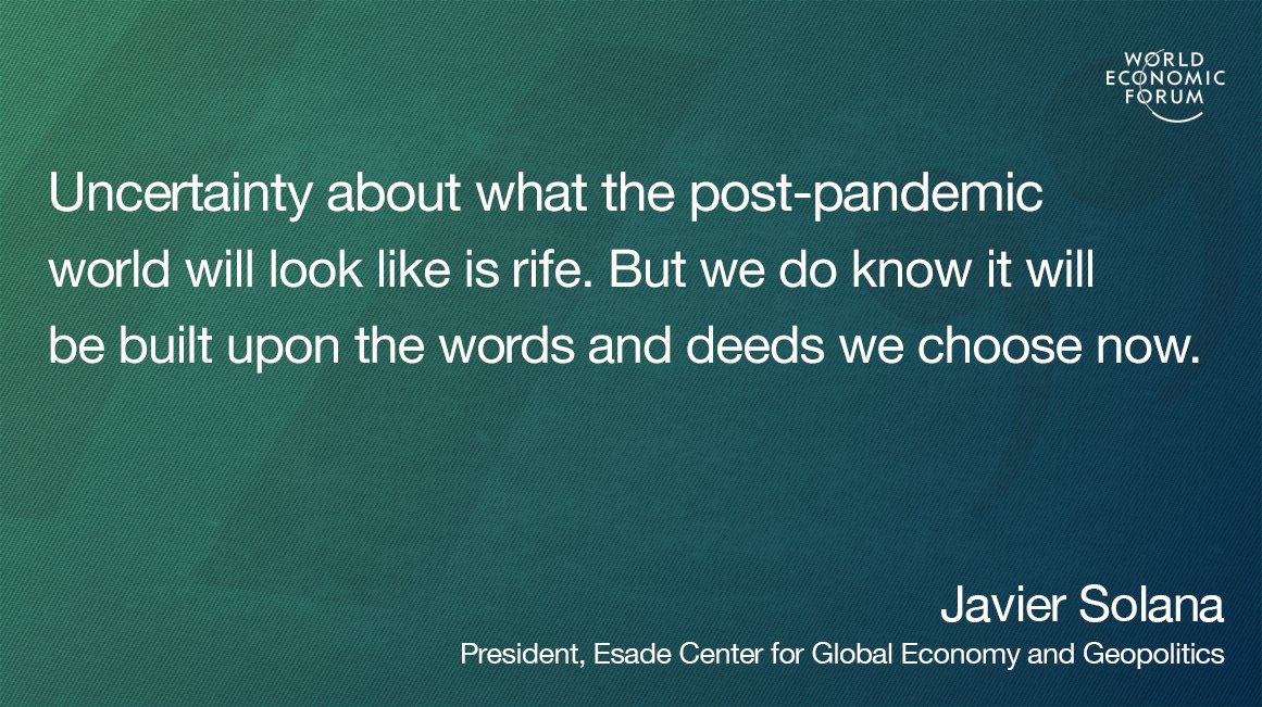 Our post-coronavirus world will be built on what we say and do now bit.ly/3byW2HR #coronavirus #covid19