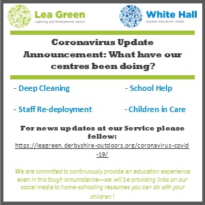 LeaGreenCentre's tweet image. During this tough time, we would like to keep you all informed on what our service are doing during the &apos;lockdown&apos; period and how we may be helping you...

#stayhome #staysafe #deliveringhelp #lockdownduties 

crowd.in/8fS9nU