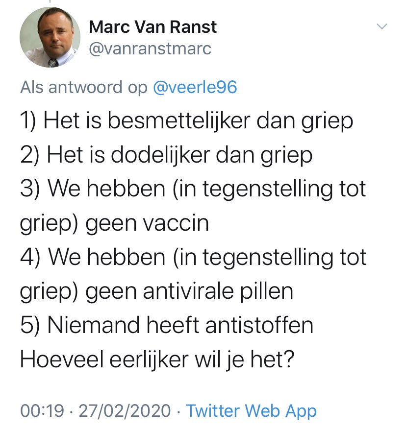 Marc van ranst twitterμ