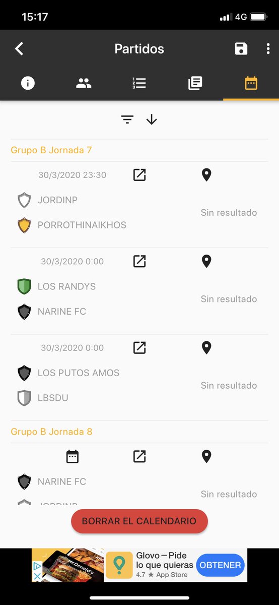 ProTorneo's tweet photo. Hoy se jugará la Jornada 7.
Vamos! https://t.co/9xYBIRRaaW