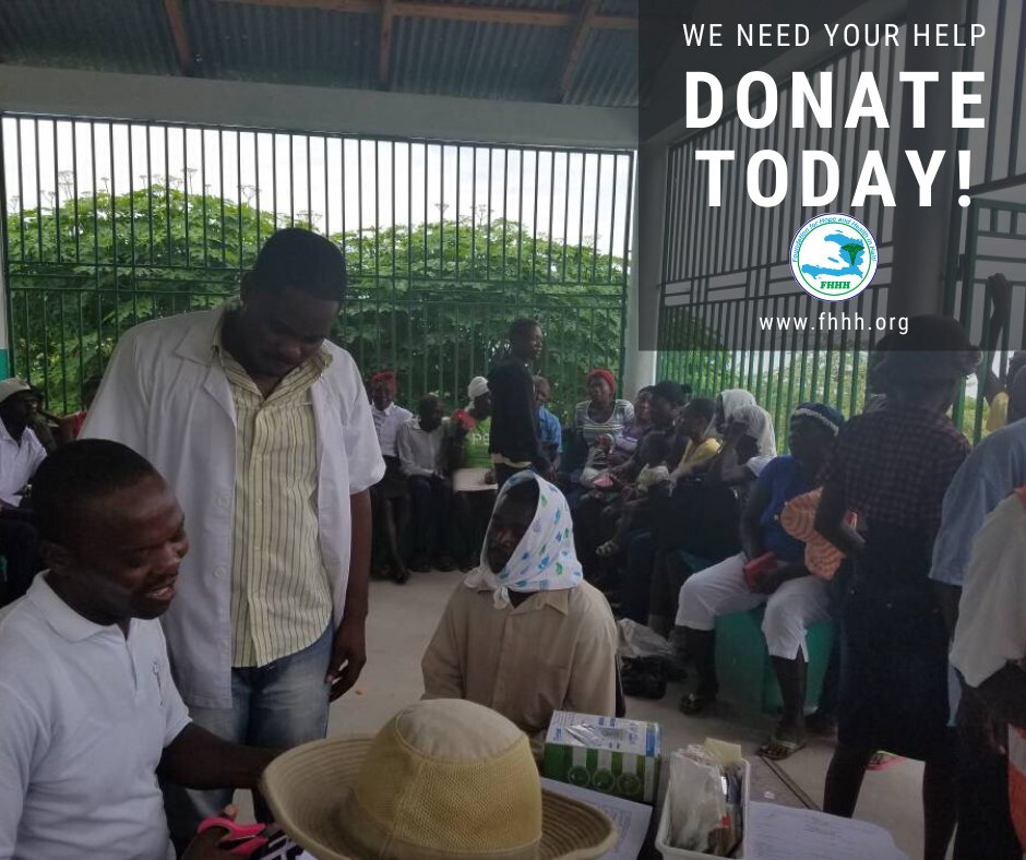 HaitiHealthOrg's tweet photo. FHHH provides free access to primary and specialty care to all. No one is ever turned away. Sante pou tout moun. (healthcare for all)
Donate today: https://t.co/ssfKJrGaIk
#fhhh #haiti https://t.co/9S7RThLEt0