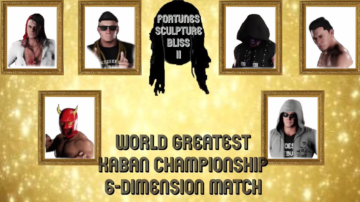 TWG_Official_'s tweet photo. 6 High-Flying Attractors × Ladder = 6-Dimension Match.
@EL__TANAKA defends #KabanTitle against @78Batto_TWG, @EllyNero_TWG,@Tony_V_Scrilla,@TWG_KJstyles, @TakeBalor at #TWGFSB.
#TWGReverberation https://t.co/m5aN9vuXh0