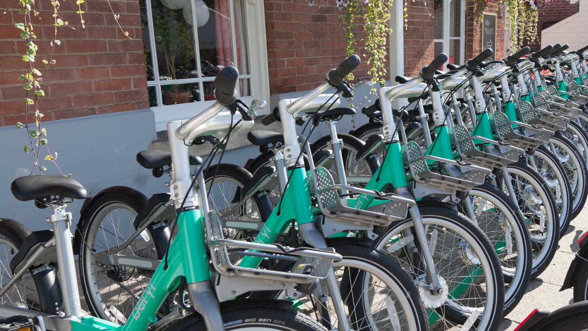 Thanks to sponsorship from <a href="/HfdsCouncil/">HerefordshireCouncil</a>, we've made Beryl Bikes free to ride for #NHS staff in #hereford. NHS workers who want to use a bike to travel to and from work can get access by signing up with their .nhs.uk email address. bit.ly/3bG7mBR