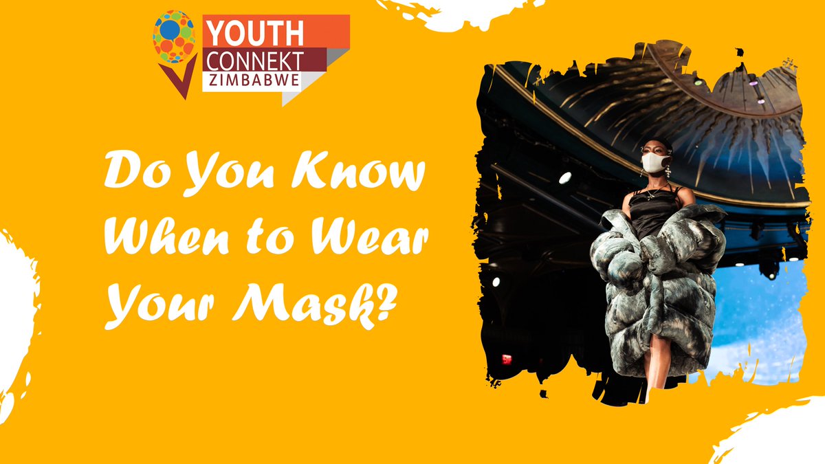 YouthConnektZim's tweet photo. Masks are effective only when used in combination with frequent hand-cleaning with alcohol-based hand rub or soap and water.
For more information please visit the @WHO site here: https://t.co/qmPhCZGhsc
#Youth #Connekt #StayHome #StaySafe #BeReponsible #AloneTogether https://t.co/rJ6upmYyoT