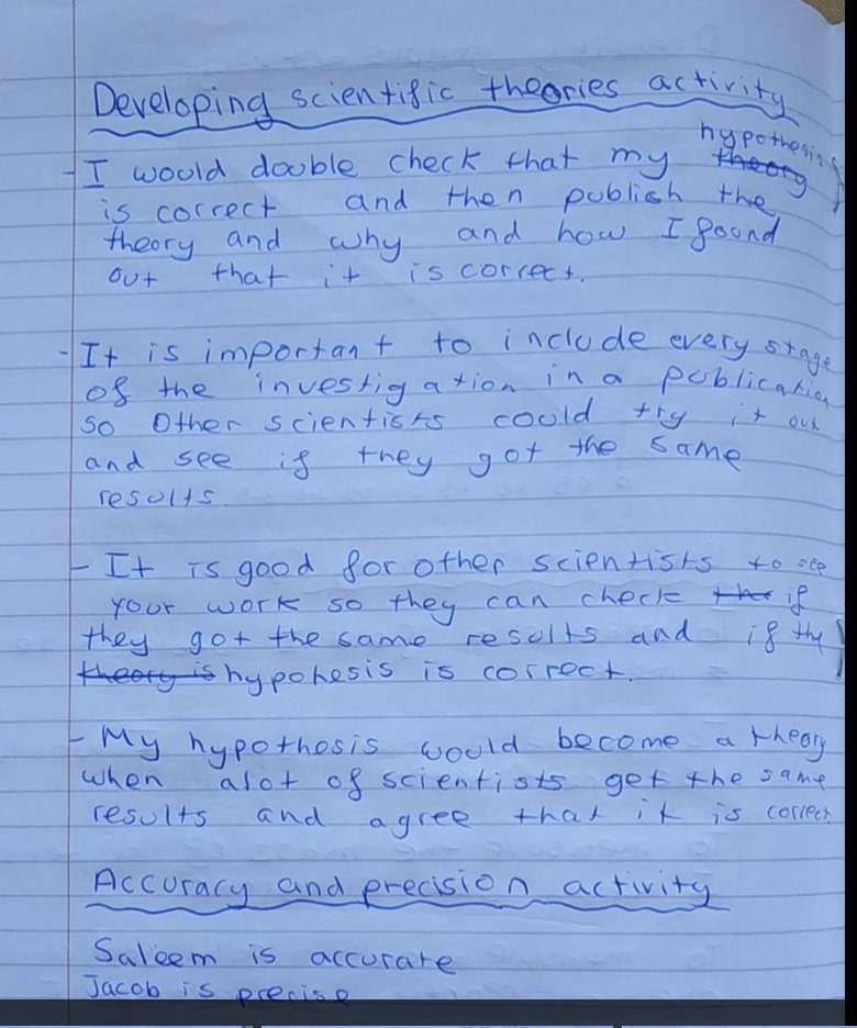 Great work sent to Miss Yates today from Marta: