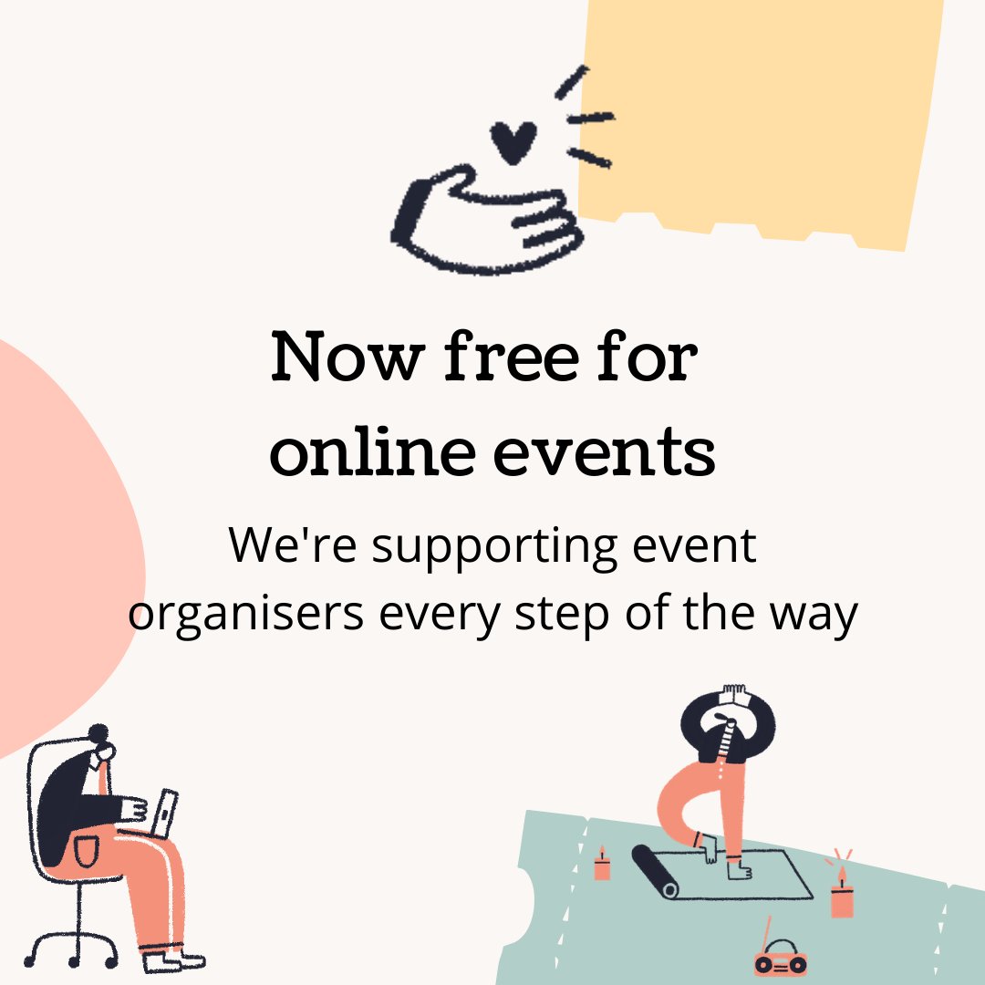 Announcement🔊🔊🔊

Ticket Tailor is now free for online events to support event organisers who are looking for new ways to build community and earn a living through this crisis.

Please share with event organisers who could benefit.

Read more below...

tickettailor.com/blog/free-for-…