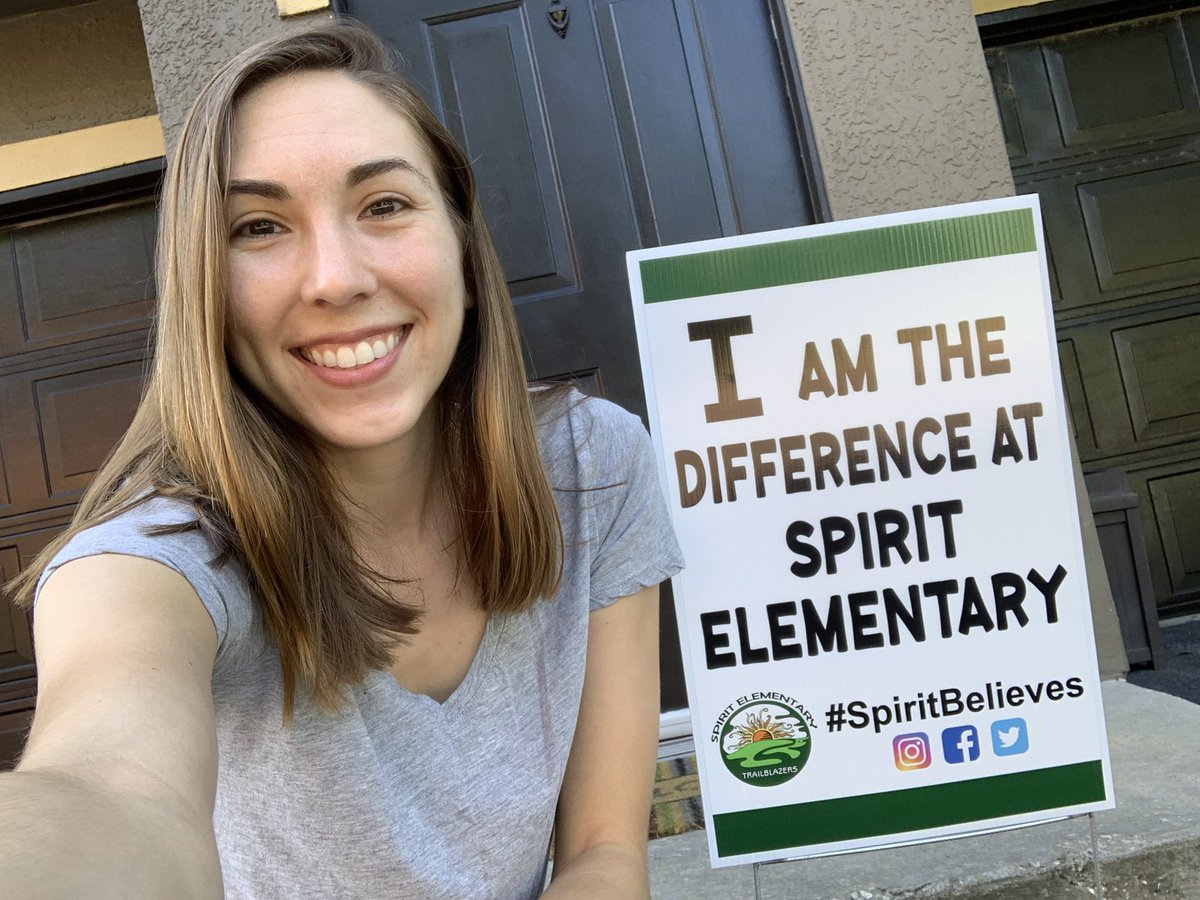 What a nice surprise! Thank you so much <a href="/spiritbelieves/">Spirit Elementary</a>! Ready to get to work💗